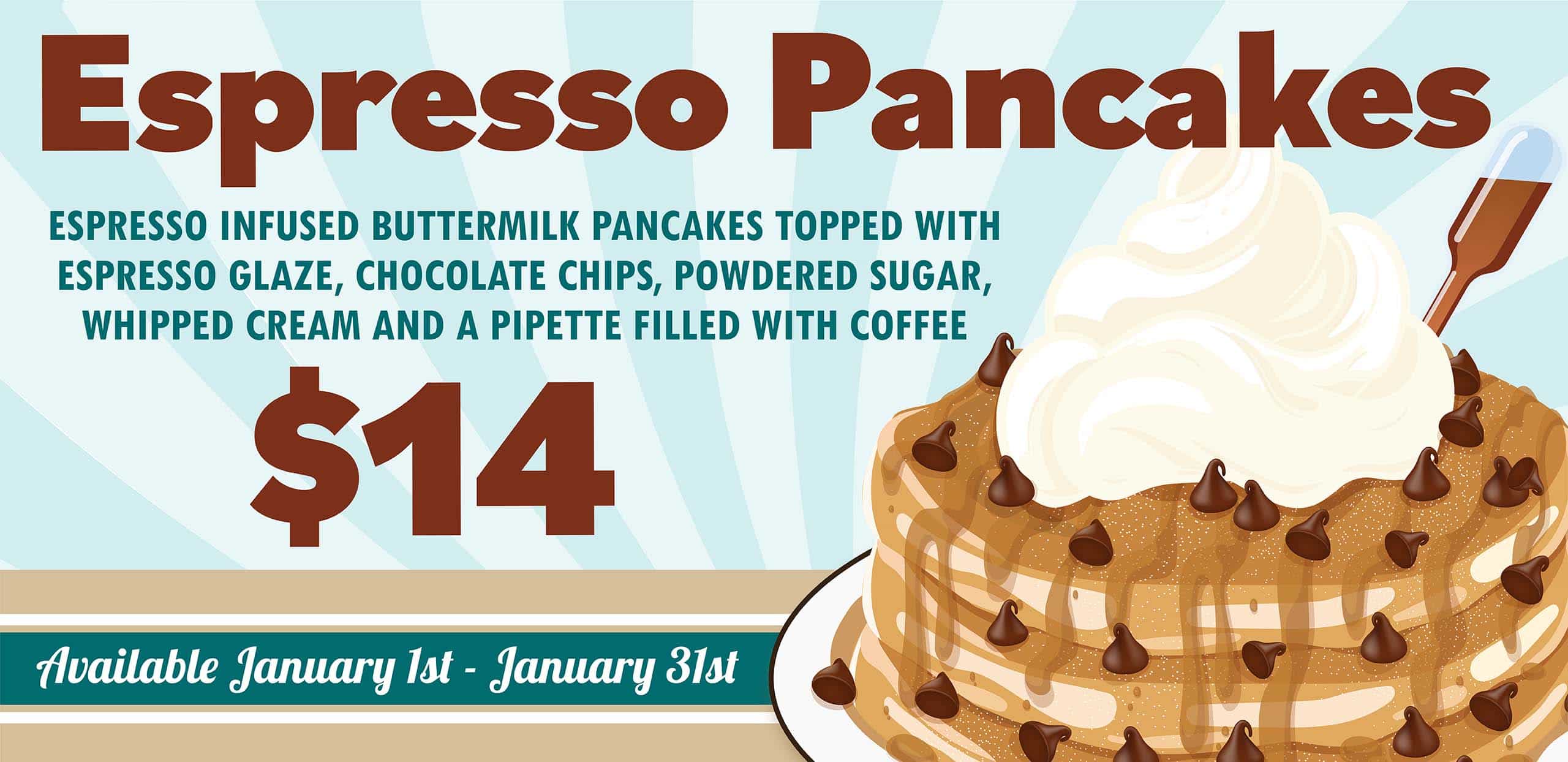 The Pancake Pantry Espresso Pancakes