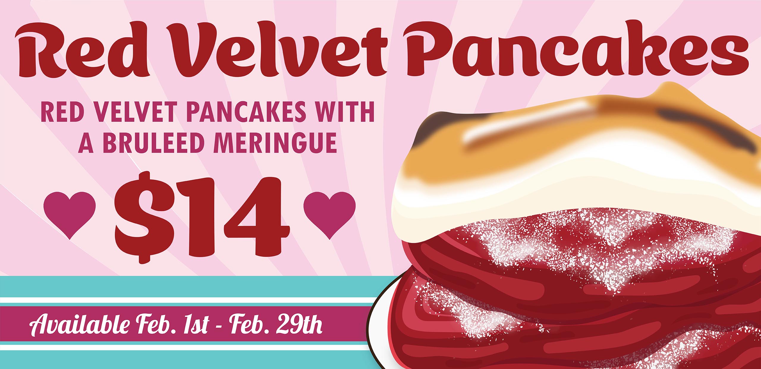 The Pancake Pantry Red Velvet Pancakes