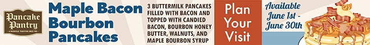 Maple Bacon Bourbon Pancakes For June