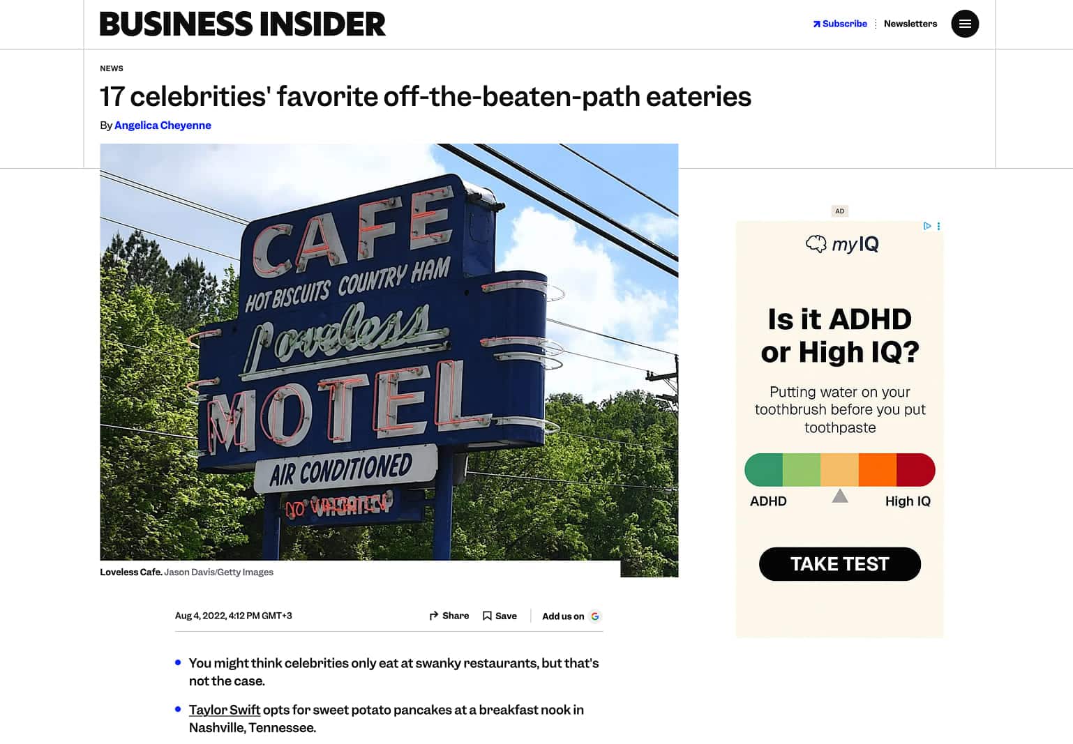 Celebrities’ Favorite Restaurants