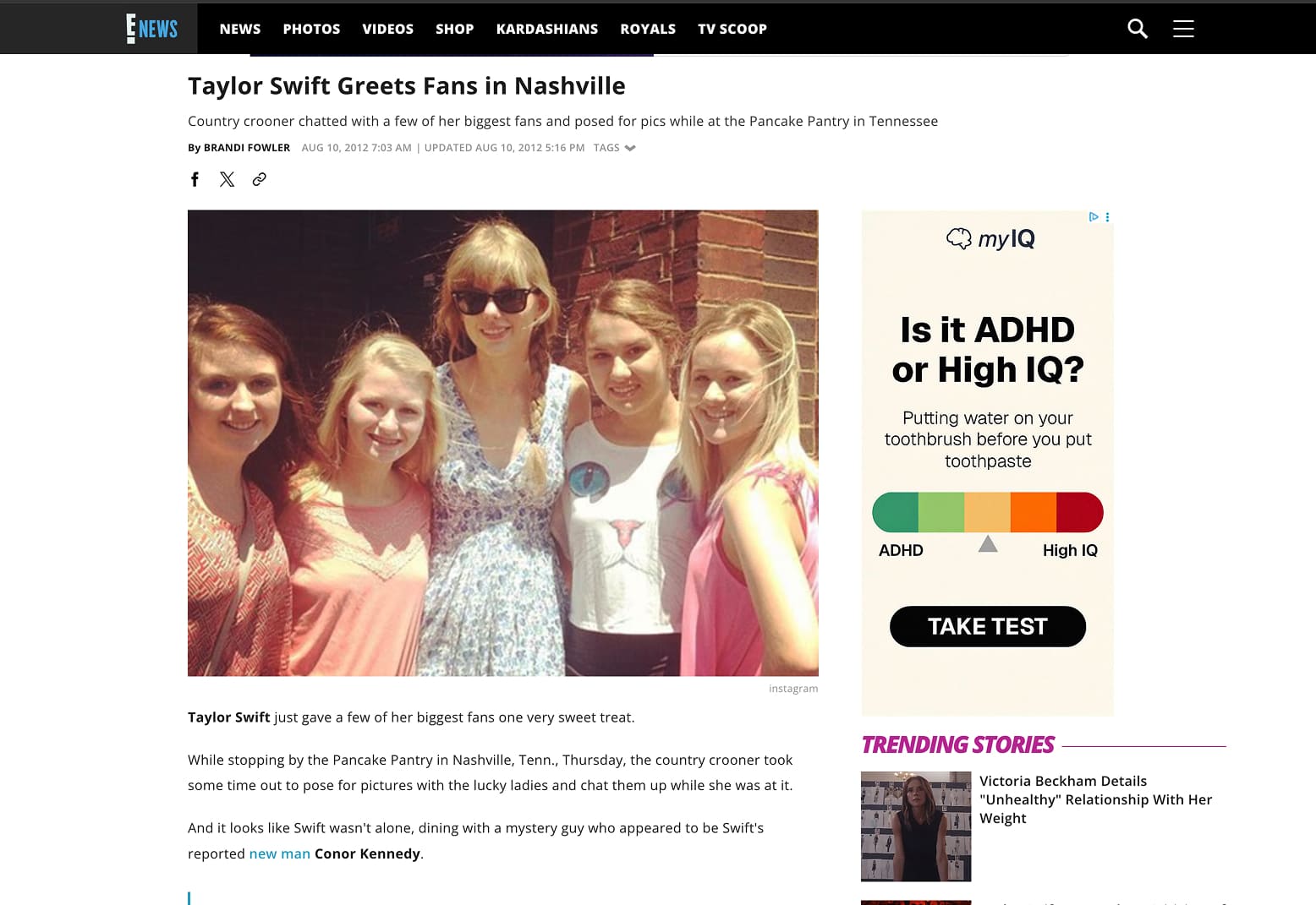 Taylor Swift Greets Fans in Nashville